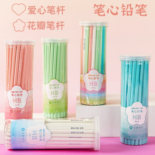 Barrel HB pencil 2B pencil 50pcs/lot #p5344