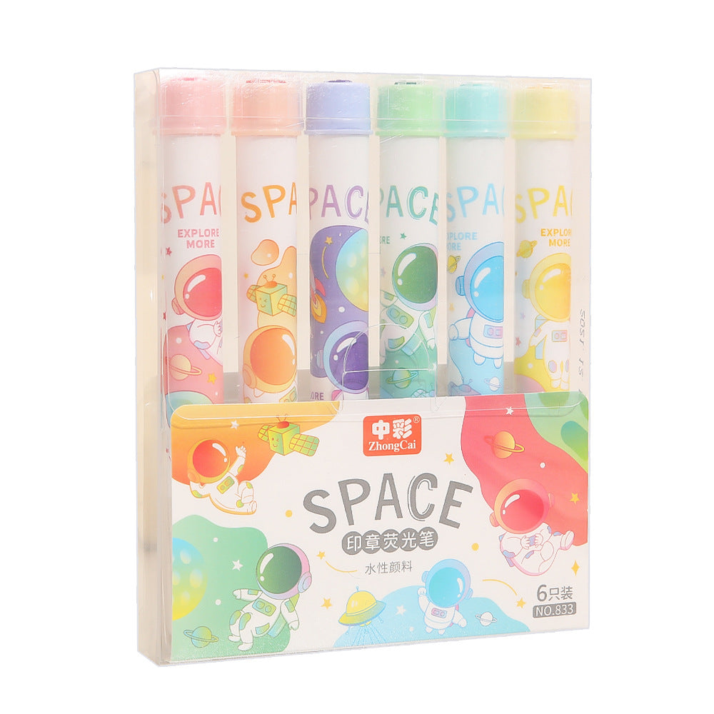 Stamp Color Pen Set 6pcs/lot #P8518
