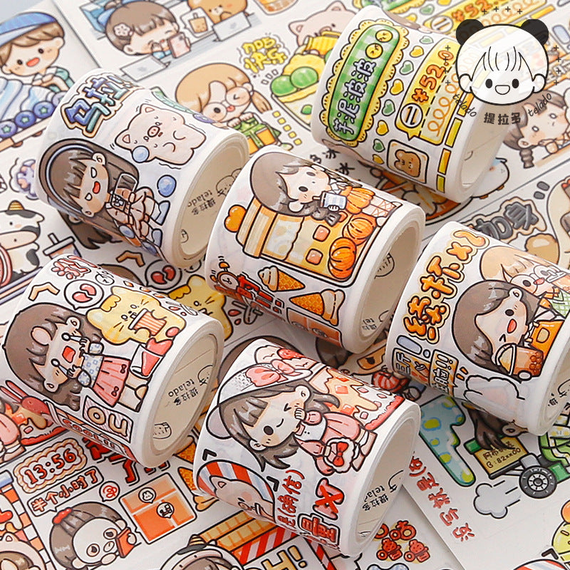 New Cute Girl Stickers Washi Tapes 4.5cm*160cm WT220