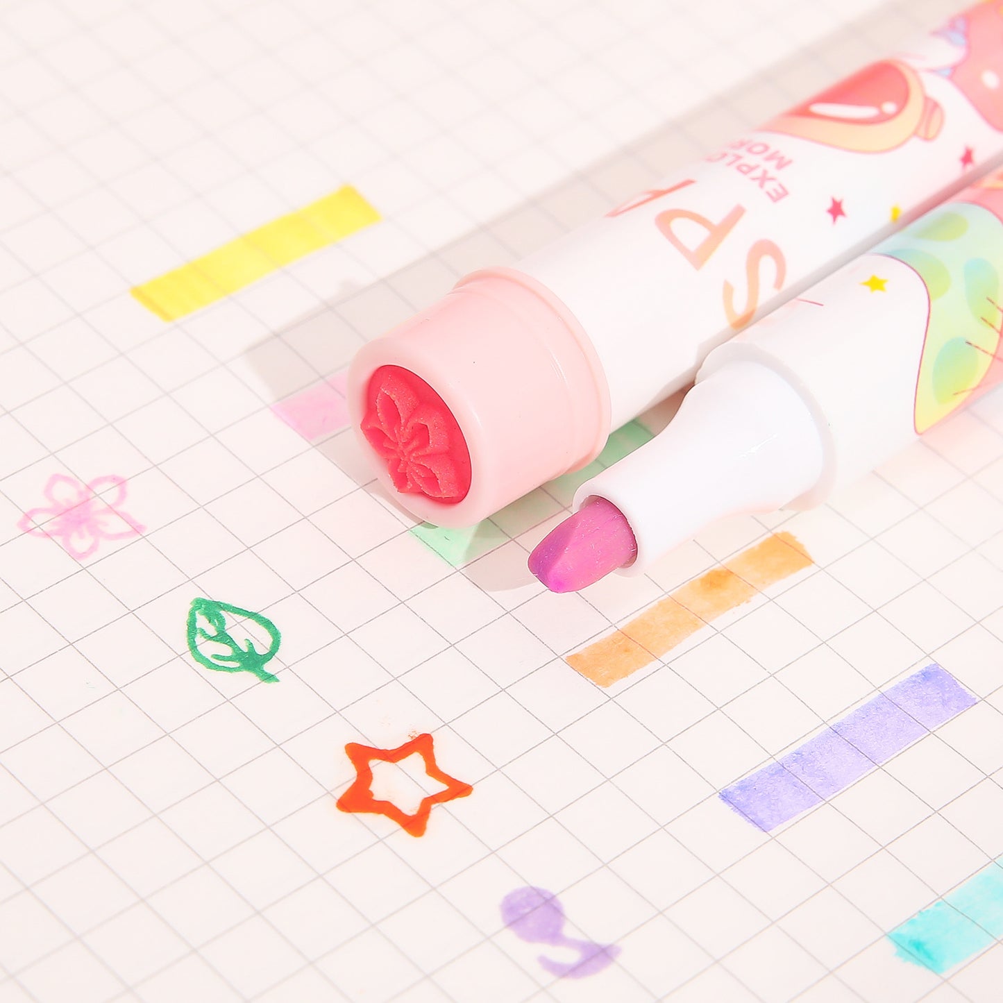Stamp Color Pen Set 6pcs/lot #P8518
