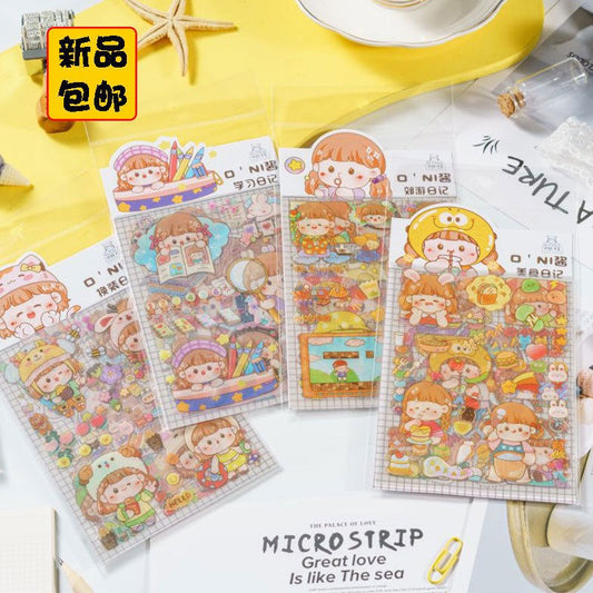 Stickers 4PCS A6 size 105mmX148mm #ST0204