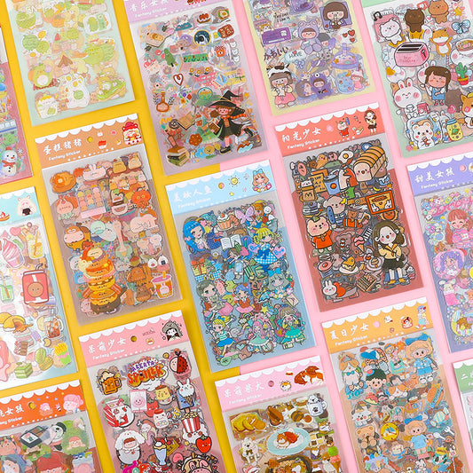Fantasy cartoon PET sticker 6pcs/lot #s5347