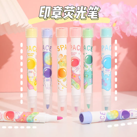 Stamp Color Pen Set 6pcs/lot #P8518