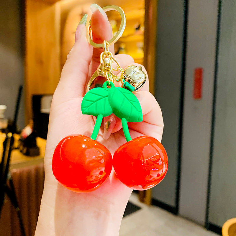 Cute cherry keychain #K3880
