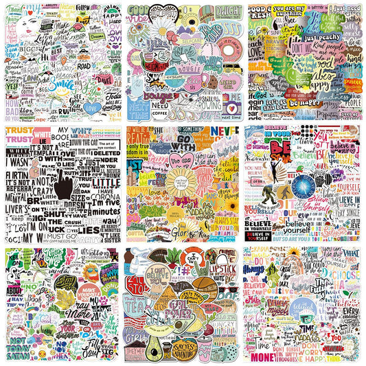 50pcs/lot non-repeating graffiti waterproof stickers #st2345