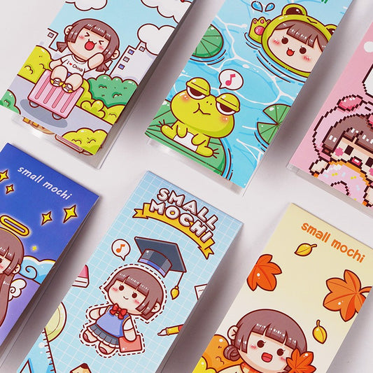 6Sheet/Lot PET Hand Account DIY Mobile Phone Case Waterproof Decorative Stickers #ST2874